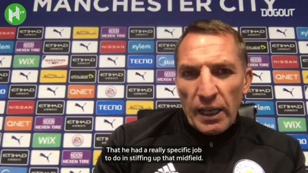 Brendan Rodgers hails 'phenomenal' Jamie Vardy